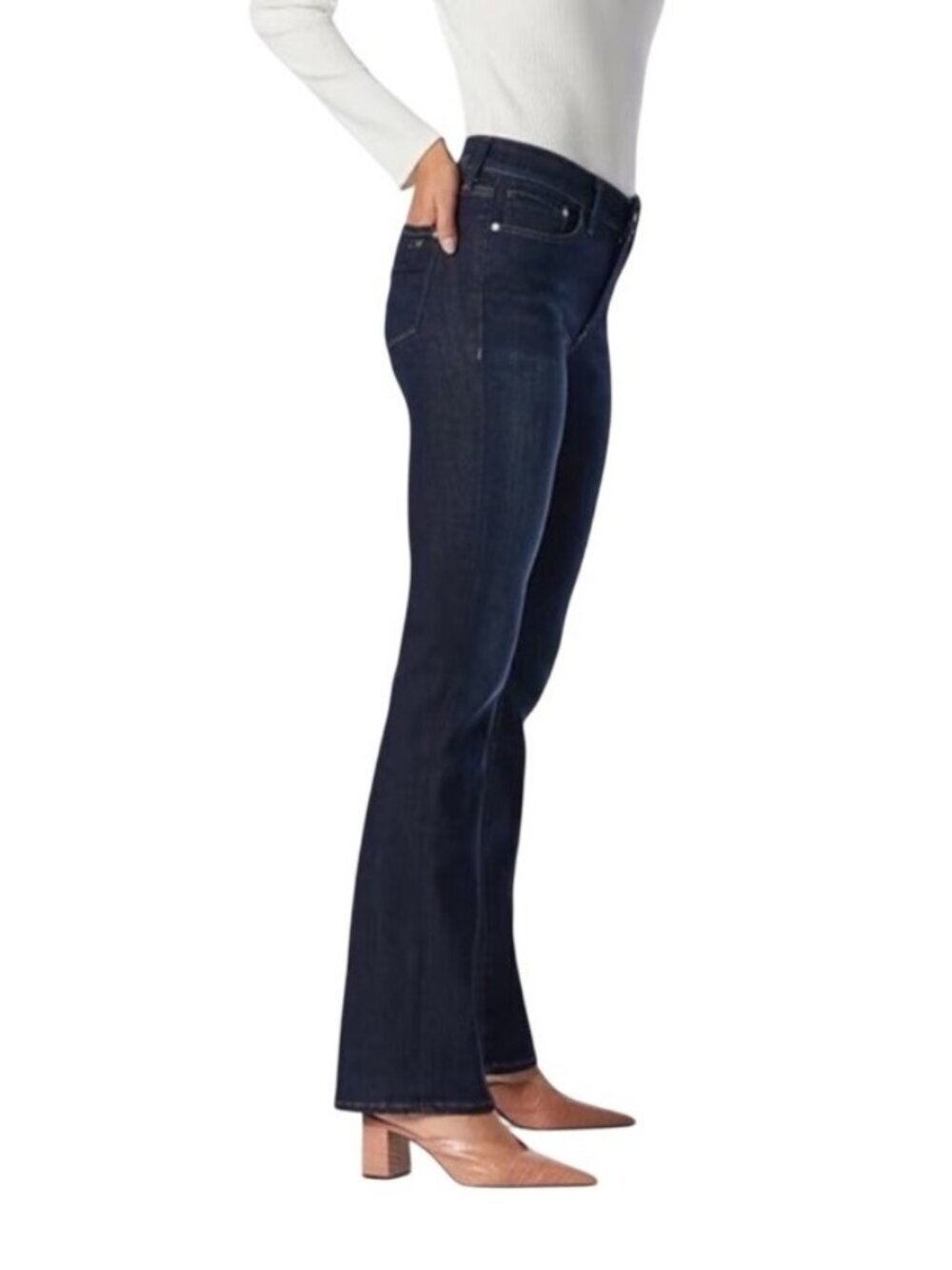 Mavi Marcia High-Rise Bootcut Supersoft Dark Wash Womens Jeans 32